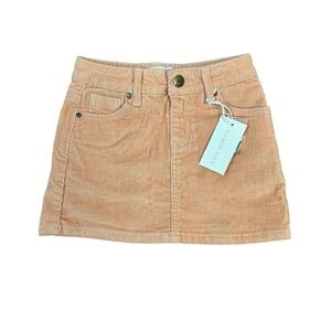 Jamie Kay Peach Girls Corduroy Skirt NWT size 5
